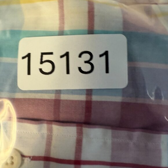 Vintage Gitman Bros Button Down Shirt Mens Extra Large Plaid Linen Cotton Blend - Picture 6 of 6